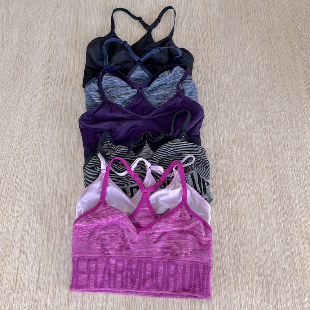 Under Armour Seamless Sports Bra Bundle- 9 bras